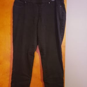 Womens size 14 average light black pants
